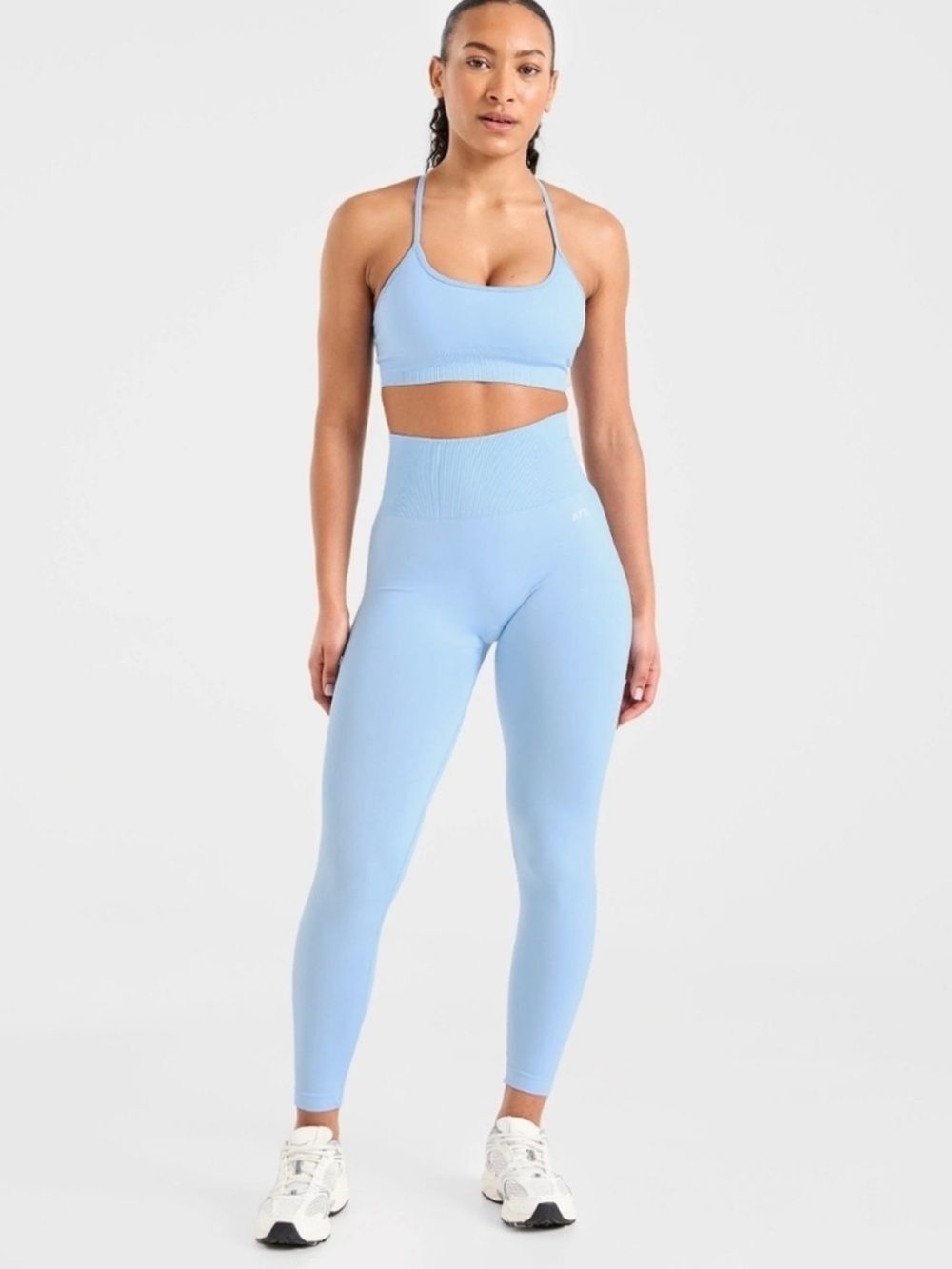 AYNL Empowers Seamless Sky Blue Leggings Women’s Size M